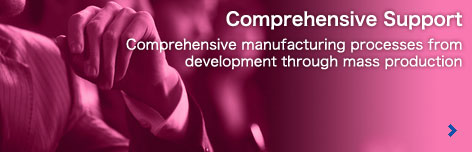 Comprehensive Support:Comprehensive manufacturing processes from development through mass production