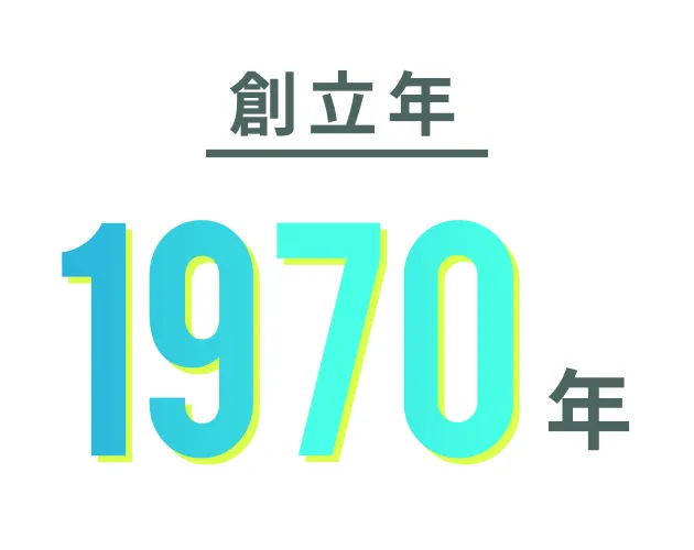 創立年1970年