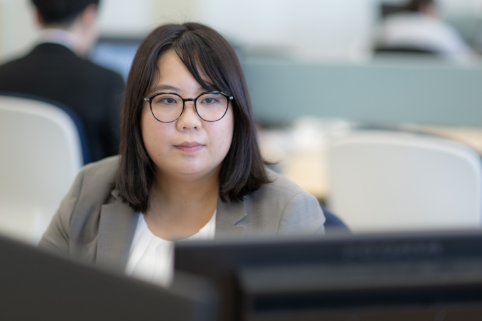 S.Tさんが業務を行う様子