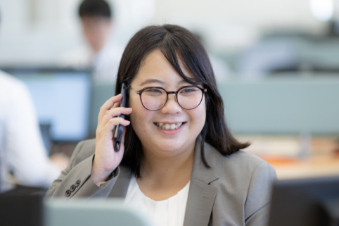 S.Tさんが今後の目標について話す様子